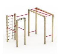 WICKEY FIT Base 820 - appareil de fitness en plein air - rouge