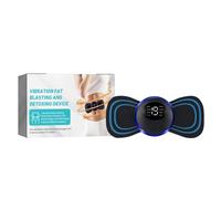 Appareil de fitness EMS - Stimulateur musculaire pour bras, abdominaux et jambes, kit d'entraînement rechargeable | Appareil d'entraînement compact sans fil, niveaux réglables, outil de modelage corpo
