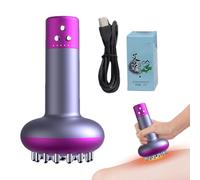 Appareil de grattage chauffant, brosse amincissante pour le corps | Outil de massage corporel Meridian Electric, grattoir de santé chauffant électrique pour la tête, l'abdomen,