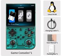 Appareil de jeu portable, processeur quadricœur, autonomie prolongée, turquoise transparent, 256G 300 PSP