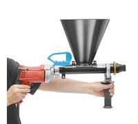 Appareil de jointoiement électrique 700 W - Pistolet à mortier avec buse ronde et plate - Convient pour réparation murale, installation de porte et climatisation - 220 V - Réservoir à mortier 23 x 19