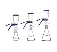 Appareil de laboratoire à filtre sous vide en verre Boro3.3 avec insert de noyau de sable, résistant à la chaleur jusqu'à 200 °C pour une filtration sûre et efficace dans les laboratoires chimiques et