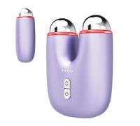 Appareil de levage du visage à micro-courant - Machine de sculpture à lumière LED 5 couleurs | Compresseur thermique rechargeable et vibration EMS pour soins de la peau gonflés, femmes, hommes, femmes