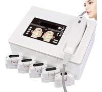 Appareil de lifting du visage et du corps HIFU,appareil amincissant et modelant,mini appareil HIFU anti-âge raffermissant la peau, avec énergie focalisée haute intensité,5 têtes,sûr et indolore