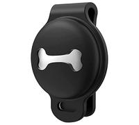Appareil de localisation pour animaux de compagnie - Un étui en silicone est un collier de protection pour animaux de compagnie - Montre garçon (noir, taille unique)