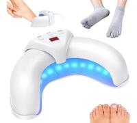 Appareil De Luminothérapie Appareil De Traitement des Mycoses des Ongles,Appareil Laser Froid Onychomycose Très Efficace pour L'amélioration avec des Chaussettes Antibactériennes, Appareil De Nettoya