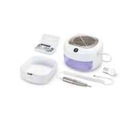 Beurer MP 200 StudioNails Pro station de manucure/pédicure 3 en 1, fraise à ongles électrique avec lampe UV/LED & aspirateur de poussière, pour les ongles en gel et en acrylique, 9 accessoires