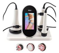 Appareil de Massage 40K,3-en-1 Appareil Anti Cellulite Lipocavitation Radiofréquence Visage et Corps,Ultrasons Machine à Massage,Appareils de Soins Adapté Au Visage et Au Corps (A)