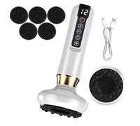 Appareil de Massage à Bulles électrique,Appareil de Massage Anti-cellulite pour Jambes/Ventre/Mains,Appareil Anti-cellulite, Appareil de Drainage Lymphatique avec 12 Programmes et 4 Modes (Blanc)