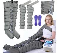 Appareil De Massage À Compression D'air Pour Jambes Bottes Pressothérapie Drainage Lymphatique Jambes Pressothérapie Jambes Et Ventre Circulation Sanguine (8 chambers, 2 arms + 2 legs + waist)