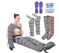 Appareil De Massage à Drainage Lymphatique à 6 CavitéS Enveloppements éLectriques à Compression D'Air Pour Les Bras, Les Jambes Et La Taille SystèMe De RéCupéRation Pour Les AthlèTes Et Les Person