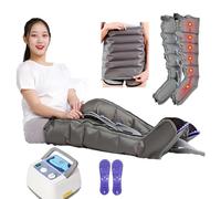 Appareil De Massage à Drainage Lymphatique à 6 CavitéS Enveloppements éLectriques à Compression D'Air Pour Les Bras, Les Jambes Et La Taille SystèMe De RéCupéRation Pour Les AthlèTes Et Les Person