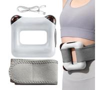 Appareil de Massage Abdominal Anneau vibrant électrique sans fil 9 modes | Masseur Électrique Rechargeable à 9 Niveaux avec Ceinture pour Ventre, Abdomen, Épaules, Cou, Cuisses, Jambes