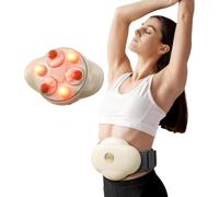 Appareil De Massage Abdominal Chauffant, Masseur Destomac Pour La Digestion, Massage Anti-cellulite Du Ventre Pour Un Ventre Plat, Quatre Disques De Massage Fonctionnant En Synchronisation,