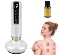 Appareil de massage cellulite, électrique, anti-cellulite, réglable, 12 vitesses, anti-cellulite, pour le dos, la taille, le ventre, les bras, les jambes, les fesses (blanc)