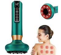 Appareil de massage cellulite, neuropathie avec vibration et fonction chauffante, ventouse électrique pour le drainage lymphatique pour les jambes, les pieds, les bras, le dos, mini masseur corporel