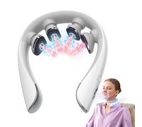 Appareil de massage cervical SKG avec chaleur, appareil de massage cervical électrique à impulsions,traction et lumière rouge pour le soulagement des douleurs musculaires profondes, K5-3 PRO