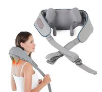 Appareil de massage de la nuque avec chaleur, appareil de massage électrique pour le cou et le cou pour soulager la douleur, appareil de massage Shiatsu des épaules avec bretelles réglables pour le