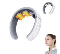 Appareil de massage de la nuque intelligent avec technologie de massage Shiatsu et thérapie par la chaleur à 42 °C 6 modes 9 niveaux d'intensité pour un soulagement efficace de la douleur Appareil