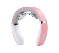 Appareil de massage de la nuque rechargeable - Lavage de masse musculaire des tissus profonds sans fil avec chaleur | 10 modes chauffés pour le cou - Coussin thérapeutique pour la détente, le voyage