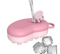 Appareil de massage de la tête - Appareil de massage de la tête rafraîchissant en silicone avec fonction de compression, brosse de massage multifonctionnelle, peigne de relaxation portable pour voyage