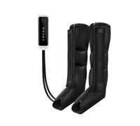 Appareil de massage des jambes à compression d'air, bottes pneumatiques à 4 coussins gonflables, drainage lymphatique Utilisation sans danger