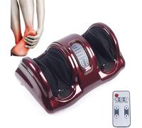Appareil de massage des pieds avec télécommande Massage des pieds avec fonction chaleur Pied Massage des zones de réflexologie rouge