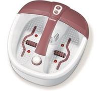 Beurer FB 35 bain à remous pour les pieds avec massage par vibrations et bulles, 3 embouts de pédicure interchangeables, maintien de la température et aromathérapie, adapté jusqu'à la pointure 44