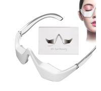 Appareil de massage des yeux électrique pour les yeux, introduction du massage par vibration, amélioration des poches sous les yeux et des cernes sombres, soulage la fatigue oculaire et agit contre la