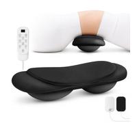 Appareil de Massage Dorsal 4 en 1, Masseur Dos avec Electrodes, Traction par Airbag, Chauffage, Massage par Vibrations, Electrothérapie EMS, Massage Lombaire pour Usage Domestique
