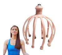 Appareil de massage du cuir chevelu | Appareil de massage portable pour spa de la tête Octopus Claw | Grattoir de tête pour les doigts, les balles de rouleau, les dents, gratte-tête pour une