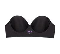 Appareil de massage du sein - Technologie de chauffage réglable, outil de massage électrique sans fil avec 5 modes de vibration et design rechargeable par USB, support de contour 3D, rehausseur de bea