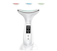 Appareil de massage du visage contre les rides, extracteur double menton 6 en 1, 3 couleurs, anti-rides, appareil de beauté 5 ℃ froid et 45 °C, appareil de massage pour le visage, la luminothérapie du