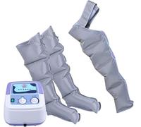 Appareil de massage électrique à compression d'air, masseur de circulation d'air pneumatique pour jambes, bras, pressothérapie complète du corps aide à soulager la douleur lymphoedème et à se détendre