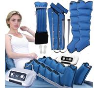 Appareil de massage électrique à compression d'air pour le traitement du lipœdème des jambes, drainage lymphatique, relaxation complète du corps, taille, bras, jambes avec pression réglable