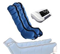Appareil De Massage éLectrique à Compression D'Air Pour Les Jambes - Bottes Pressothérapie Jambes 6 Cavités, Avec TéLéCommande, Favorise La Circulation Sanguine