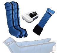 Appareil De Massage éLectrique à Compression D'Air Pour Les Jambes - Bottes Pressothérapie Jambes 6 Cavités, Avec TéLéCommande, Favorise La Circulation Sanguine