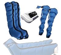 Appareil De Massage éLectrique à Compression D'Air Pour Les Jambes - Bottes Pressothérapie Jambes 6 Cavités, Avec TéLéCommande, Favorise La Circulation Sanguine