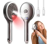 Appareil de massage électrique pour cuir chevelu avec 4 modes de massage, écran LCD et charge de type C, brosse de massage de la tête avec spray hydratant pour la croissance des cheveux, relaxation