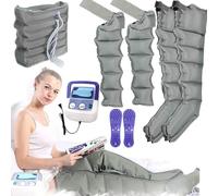 Appareil De Massage Électrique Pour Jambes Et Les Pieds Pressothérapie, 4/6 Chambres Machine Drainage Lymphatique De Pression D'air Masseur Pour Appareil Circulation Sanguine Bras Jambe Pied