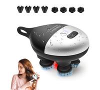 Appareil de massage électrique pour la tête, IPX7, étanche, avec 8 griffes pour un nettoyage en profondeur, pour soulager le stress