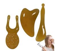 Appareil de massage facial | Kit de résine 3 pièces pour la mise en forme manuelle du visage et les soins de la peau - Appareil de massage portable pour le visage, pour hommes et femmes à la maison