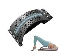 Appareil de massage lombaire pour le dos | Support dorsal réglable avec aimants | Équipement d'étirement de la colonne vertébrale pour les muscles inférieurs pour l'exercice