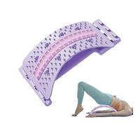 Appareil de massage lombaire pour le dos | Support dorsal réglable avec aimants | Équipement d'étirement de la colonne vertébrale pour les muscles inférieurs pour l'exercice