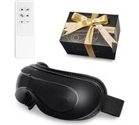 Appareil de massage oculaire avec télécommande - 5 modes - musique Bluetooth - Appareil de soin des yeux - Détente et bien-être