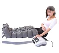 Appareil de Massage par Compression d'Air pour Jambes - Massage Électrique des Mollets et Pieds avec 6 Chambres - Soulagement des Douleurs, Améliore la Circulation - Drainage Lymphatique