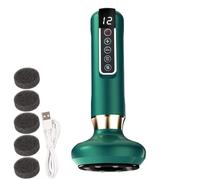 Appareil de massage par ventouses intelligent - Appareil de thérapie par ventouses - Outil électrique de vide GuaSha avec température de 12 degrés, machine de thérapie par vide pour l'abdomen