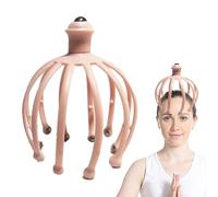 Appareil de massage portable pour spa de la tête Octopus Claw - Grattoir pour la tête des doigts, des balles de rouleau, des dents, des griffes, pour une relaxation profonde et un soulagement du