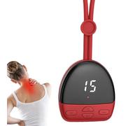 Appareil de Massage pour le Cou, Massageur De Dredging Accrochable, Protecteur De Cou Chauffant Électrique Ajustable Outil De Massage Portable Pour Les Femmes Les Hommes La Maman Le Papa Le Mari Et La