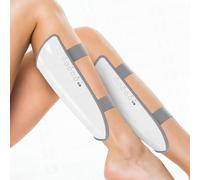 Appareil de massage professionnel par compression des jambes, appareil de massage for modeler les mollets, élimine les graisses, 4 vitesses de vibration, chauffage, soulage la douleur, la fatigue, brû